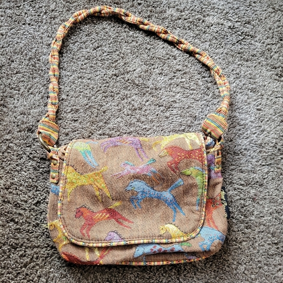 Laurel Burch "Spirit of the Red Horse" Purse - Picture 1 of 14